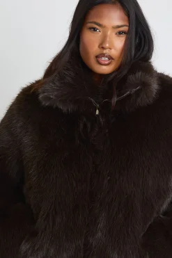 Plus Manteau en synthétique