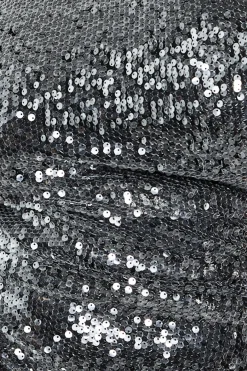 Plus Mini Robe Ruched à Sequins