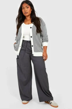 Plus Mono Cardigan Oversize