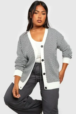 Plus Mono Cardigan Oversize