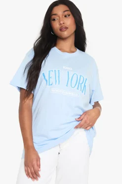 PLUS NEW YORK T-SHIRT SURDIMENSIONNÉ