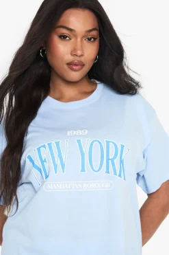 PLUS NEW YORK T-SHIRT SURDIMENSIONNÉ