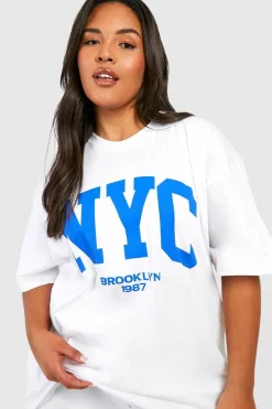 boohoo Plus Nyc Oversized T-shirt<Femme Tops