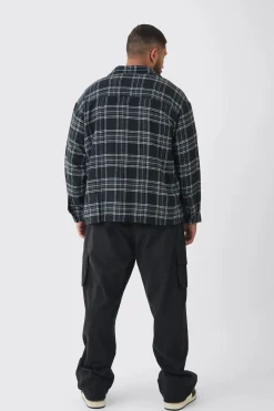 Plus Pantalon Cargo à coupe ample et taille fixe
