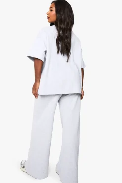 Plus Pantalon en gaufrage pour grandes tailles avec ceinture à cordon de serrage