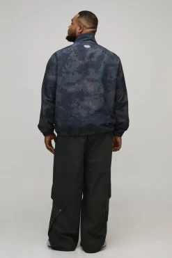Plus Pantalon Popper à Taille Élastiquée et Ourlet Oversized
