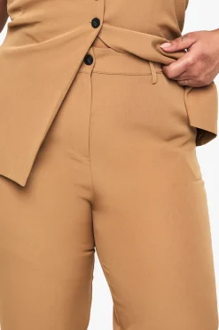 PLUS PANTALON TAILLEUR À JAMBE DROITE