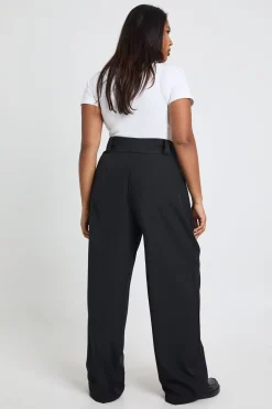 Plus Pantalon tissé sur mesure à jambe tonneau