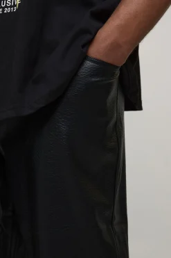 boohooMAN Plus Pantalon Tumbled à coupe décontractée en synthétique<Homme Tout Afficher|Pantalons Grande Taille