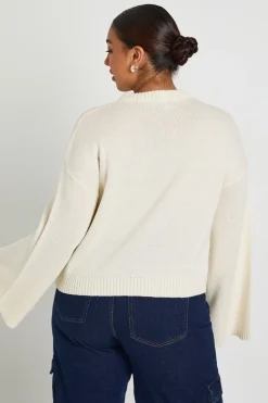 Plus Pull tricoté à col rond Plus