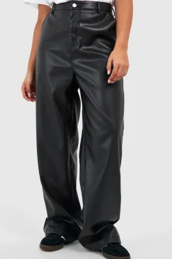 Plus Pu Pantalon Droit