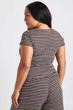 Plus à rayures Tee-shirt Bébé