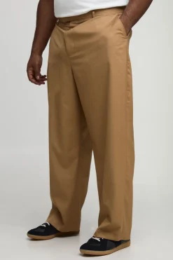 boohooMAN Plus Relaxed Fit Tailored Trousers<Homme Tenues De Soirée Grande Taille|Tout Afficher