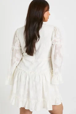 Plus Robe chemisier en chiffon floral
