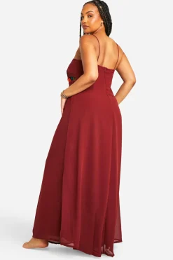 Plus Robe Maxi de Plage Grande Taille à Perles