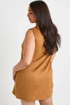 boohoo Plus Robe Mini Évasée en Synthétique<Femme Robes|Robes De Soirée
