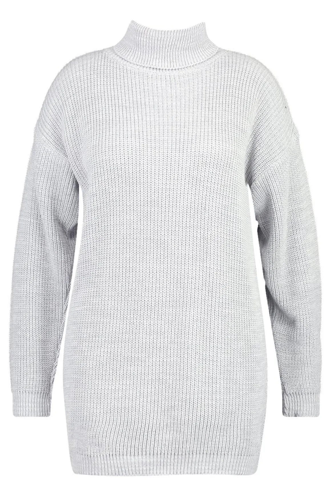 Plus Robe Pull à Col Rond