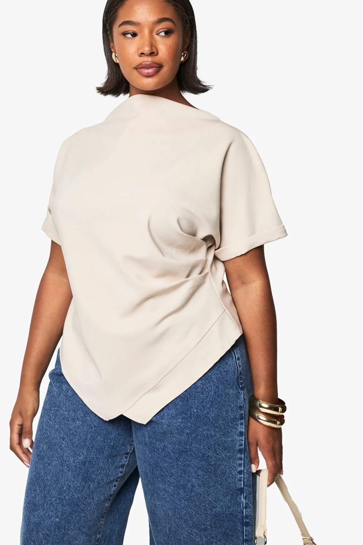 PLUS ROUCHED ASYMETRIC TOP