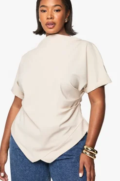 PLUS ROUCHED ASYMETRIC TOP