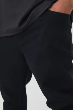 boohooMAN Plus Skinny Stretch Jeans<Homme Jeans Grande Taille|Denim