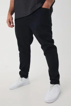 boohooMAN Plus Skinny Stretch Jeans<Homme Jeans Grande Taille|Denim