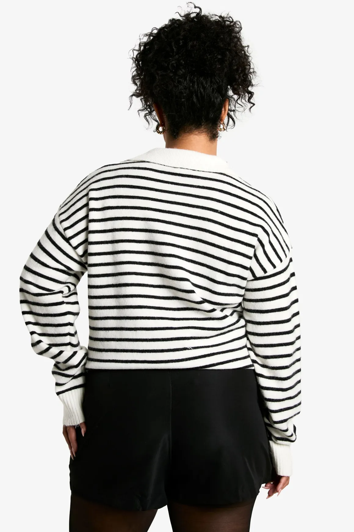 plus skort drapé à détails de ceinture