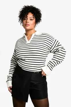 plus skort drapé à détails de ceinture