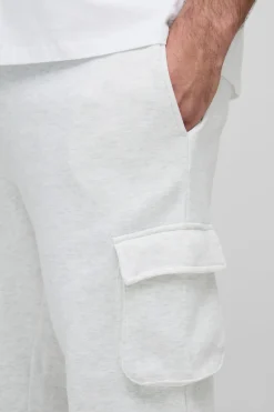boohooMAN Plus Slim Stacked Flare Cargo Joggers<Homme Jogging|Tout Afficher