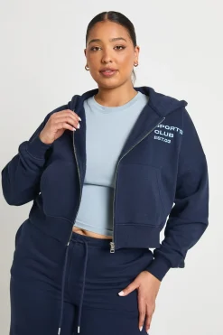 Plus Sports Club Sweat à capuche zippé