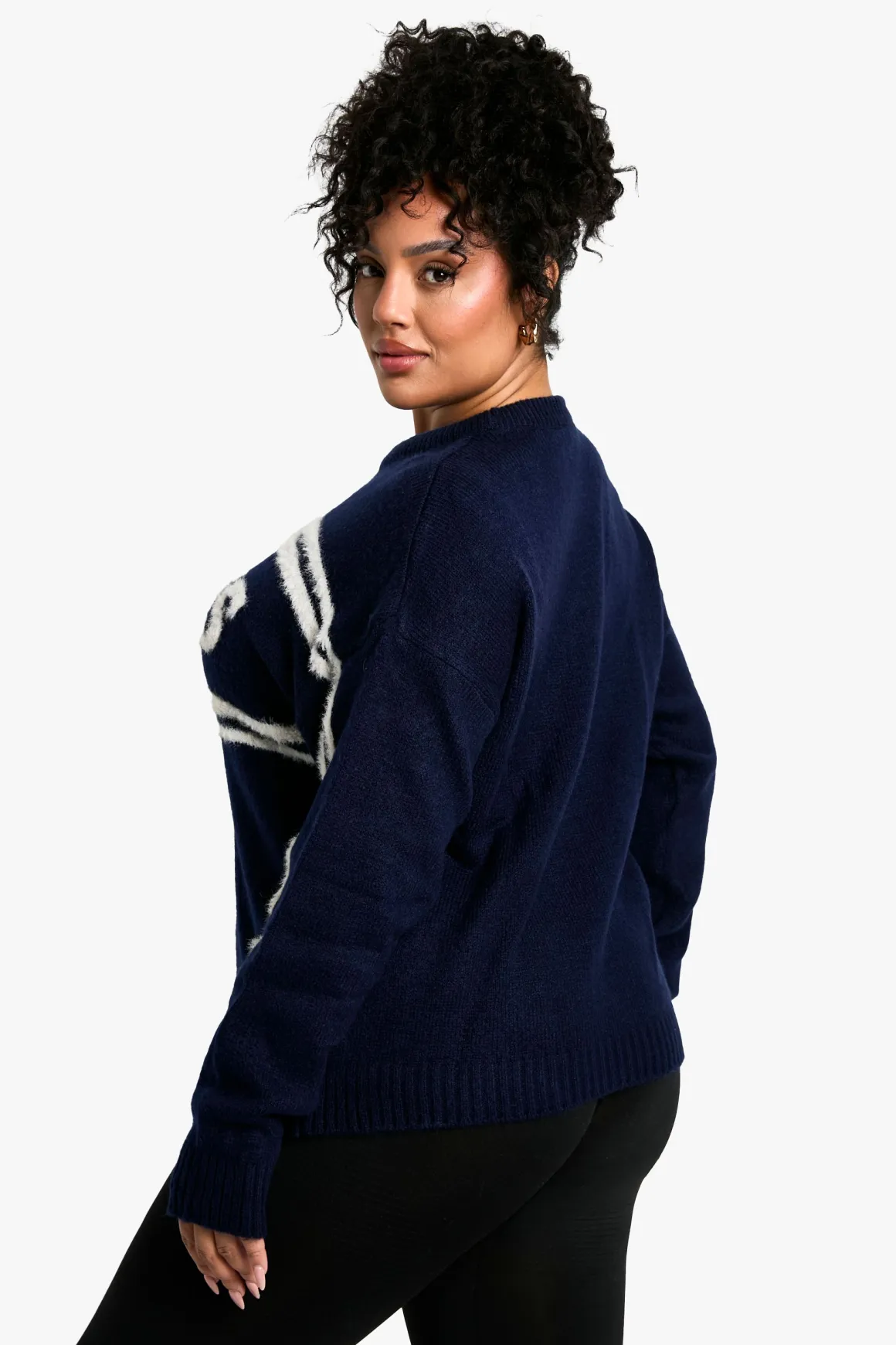 Plus Sports Pull en tricot ras du cou