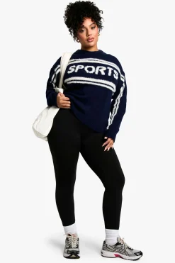 Plus Sports Pull en tricot ras du cou