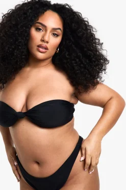 boohoo Plus Swimwear Essentials Bandeau Bikini Top<Femme Maillots De Bain