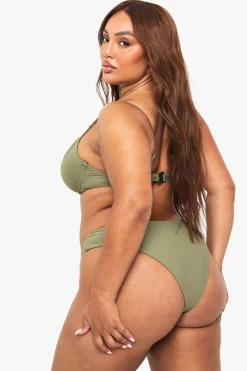 boohoo Plus Swimwear Essentials Culotte Taille Haute<Femme Maillots De Bain|Tenues De Plage