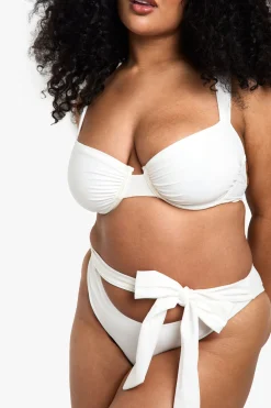 Plus Swimwear Essentials Culotte à Nouer à Taille Haute