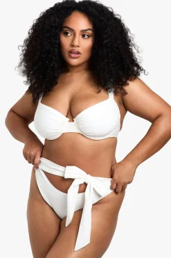 Plus Swimwear Essentials Culotte à Nouer à Taille Haute
