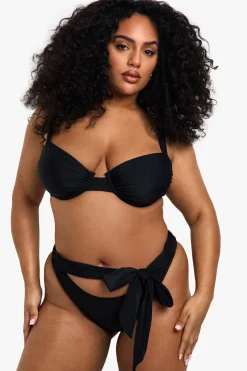 Plus Swimwear Essentials à nouer et bas taille haute