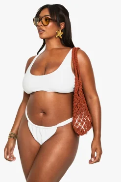 Plus Swimwear Essentials Tanga Brief