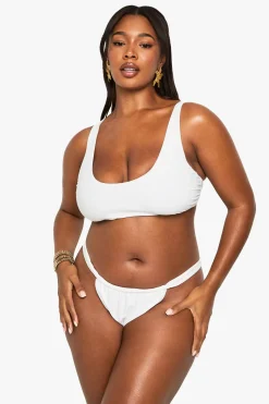 Plus Swimwear Essentials Tanga Brief