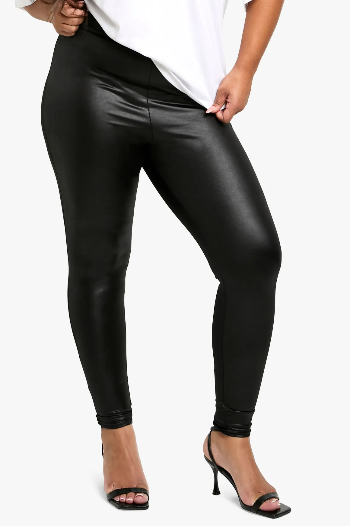 plus synthétique legging taille haute