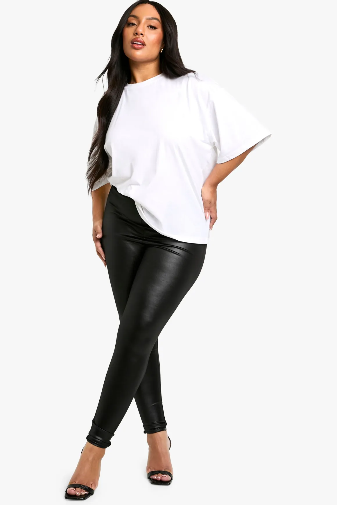 plus synthétique legging taille haute