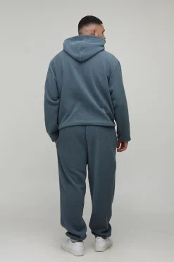 Plus synthétique Sweat à capuche surdimensionné et carré
