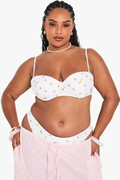 Plus Tangerine Tanga à taille haute