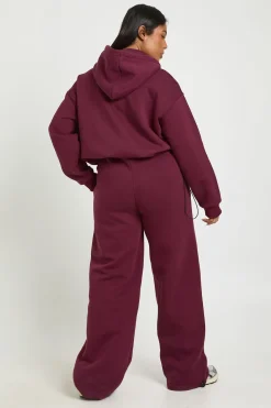 Plus Toggle Joggeurs à jambes larges