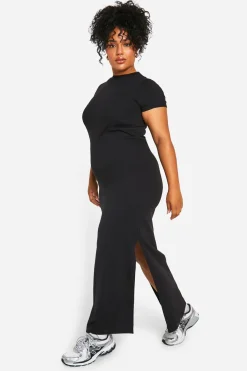 Plus T-shirt Maxi Dress