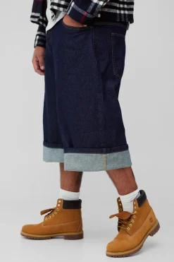 Plus Turn Up Parachute Jorts