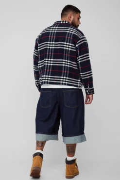 Plus Turn Up Parachute Jorts