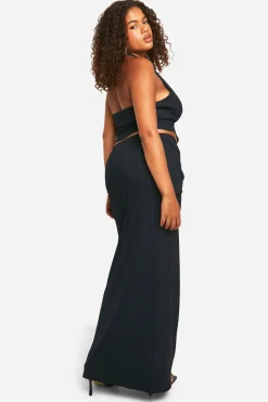 Plus Twist Front Top & Skirt Co Ord