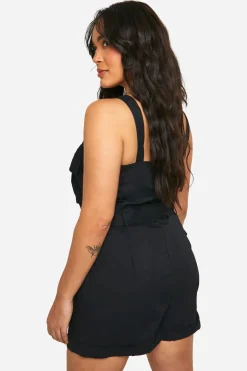 boohoo Plus Utility Cargo Playsuit<Femme Combinaisons Et Combishorts