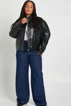 Plus Veste oversize en synthétique