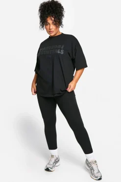 Plus Wardrobe Essentials Ensemble T-shirt Bubble et Legging